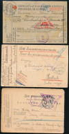1916-1917 3 Db Orosz Hadifogoly Levelezőlap - Autres & Non Classés