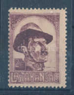 * Nyugat-Magyarország VII. 1921 20f Barna Színpróbanyomat, Bodor Vizsgálójellel - Autres & Non Classés