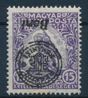 Delcampe - ** 1919 Hadisegély 15f Fordított Felülnyomással / With Inverted Overprint. Signed: Bodor - Autres & Non Classés