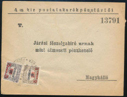 ~1923 Levél 2 Db Hivatalos Bélyeggel - Sonstige & Ohne Zuordnung