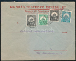 1930 Budapest Helyi Levél 4 Db Bélyeggel - Sonstige & Ohne Zuordnung