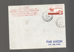 Vietnam - 12 9 1952 Fdc Upu - U.P.U.