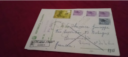 CARTOLINA USATA COME RACCOMANDATA DA LERCARA FRIDDI PER LA FRANCIA-1974 - Stamped Stationery