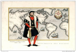 CARTOLINA SERIE - ESPLORATORI DEL MONDO (WORLDWIDE EXPLORERS POSTCARD) - F. DE MAGELLANO - Missie