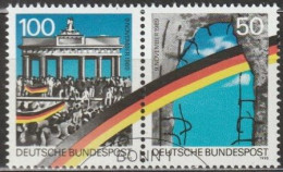 Bund 1990 MiNr.1481 -1482II O Gestempelt Öffnung Der Innerdeutschen Grenzen Und Der Berliner Mauer( A2646) - Usados