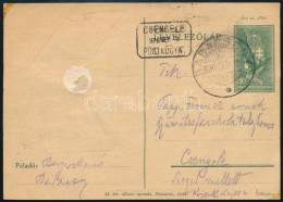 1936 Díjjegyes Levelezőlap "BADACSONY" - "CSENGELE" Postaügynökségi Bélyegzés - Other & Unclassified