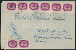 1946 (15. Díjszabás) Ausztriába Küldött Levél 40.000.000P Bérmentesítéssel Budapestre. Legkevesebb Címlet! - Other & Unclassified