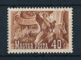 ** 1951 Május 1. 40f Számvízjellel - Other & Unclassified