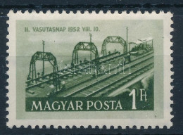 ** 1952 Vasutasnap 1Ft Számvízjellel - Otros & Sin Clasificación