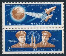 ** 1962 Az Első Csoportos űrrepülés A Számjegy Talpán Kampó Lemezhibával (3.000) - Autres & Non Classés