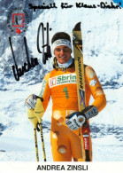 1) Autogramm AK Ski Alpin Andrea Zinsli Schweiz Chur Region Plessur Kanton Graubünden Madrisa Klosters Olympia Suisse - Autogramme