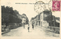 17 RUFFEC - Place De Jarnac Et Route Nationale - Andere & Zonder Classificatie