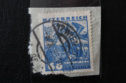 1934 Mi AT 581 60 GROSCHEN OBLITERE SUR FRAGMENT - Usati