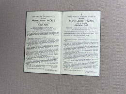 MORIS Marie Louise °SAINT-MÉDARD (Luxemburg) 1882 +EELEN - FIAS - Obituary Notices