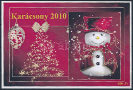 ** 2010/51 Karácsony Emlékív, Hátoldalán "Ajándék A 2011-es Katalógus Vásárlóinak" - Autres & Non Classés
