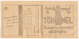 ~1930-1940. "M. Kir. Postatakarékpénztár - Befizetési Lap" Kitöltetlen, Hátoldalán Osztálysorsjáték Reklámmal T:F - Unclassified