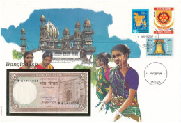 Bangladesh 1981. 5T Felbélyegzett Borítékban, Bélyegzéssel T:UNC Bangladesh 1981. 5 Taka In Envelope With Stamp And Canc - Ohne Zuordnung
