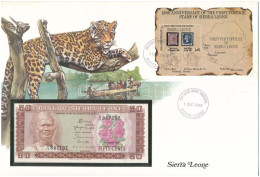 Sierra Leone 1984. 50c Felbélyegzett Borítékban, Bélyegzéssel T:UNC  Sierra Leone 1984. 50 Cents In Envelope With Stamp  - Non Classés