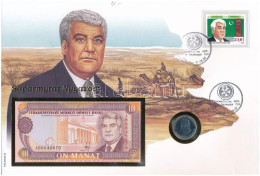 Türkmenisztán "Szaparmurat Nijazov" Felbélyegzett Borítékban, Bélyegzéssel, Benne Türkmenisztán 1993. 10M Bankjegy és 19 - Ohne Zuordnung