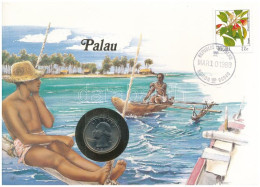 Amerikai Egyesült Államok / Palau 1987. 25c Felbélyegzett Borítékban, Bélyegzéssel, Német Nyelvű Leírással T:AU USA / Pa - Sin Clasificación