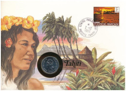 Francia Polinézia 1984. 10Fr Ni "Tahiti" Feliratú Felbélyegzett Borítékban, Bélyegzéssel, Német Nyelvű Leírással T:UNC F - Unclassified