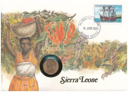 Sierra Leone 1964. 1/2c Bronz Felbélyegzett Borítékban, Bélyegzéssel, Német Nyelvű Leírással T:AU Patina, Kis Karc Sierr - Ohne Zuordnung
