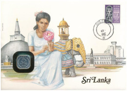 Srí Lanka 1978. 5c Felbélyegzett Borítékban, Bélyegzéssel, Német Nyelvű Leírással T:UNC Sri Lanka 1978. 5 Cents In Envel - Ohne Zuordnung