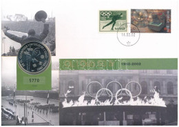 Norvégia 2002. "Az 1952-es Oslo-i Téli Olimpia 50. évfordulója" Kétoldalas Cu-Ni Emlékérem (32mm) érmés, Bélyeges, Sorsz - Unclassified