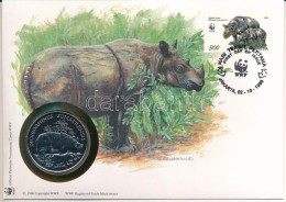 Indonézia DN (1991) "A Világ Vadvédelmi Alap (WWF) 30. évfordulója - Dicerorhinus Sumatrensis (Szumátrai Orrszarvú)" Két - Ohne Zuordnung