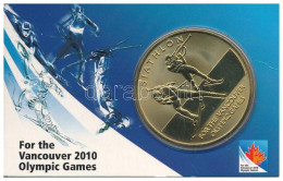 Kanada 2010. "XXI. Téli Olimpia, Vancouver - Biatlon" Kétoldalas Bronz Emlékérem Eredeti, "2010-es Vancouveri Téli Olimp - Unclassified