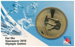 Kanada 2010. "XXI. Téli Olimpia, Vancouver - Szkeleton" Kétoldalas Bronz Emlékérem Eredeti, "2010-es Vancouveri Téli Oli - Unclassified