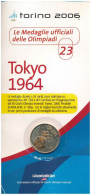 Olaszország 2006. Aranyozott Fém Emlékérem Az 1964-es Tokiói Olimpia Logójával, Eredeti, De Kissé Viseltes "Az Olimpia H - Ohne Zuordnung