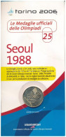 Olaszország 2006. Aranyozott Fém Emlékérem Az 1988-as Szöuli Olimpia Logójával, Eredeti, De Kissé Viseltes "Az Olimpia H - Unclassified