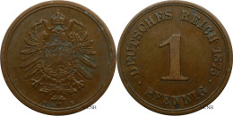 Allemagne - Empire - Guillaume Ier - 1 Pfennig 1875 B - TTB/XF45 - Mon5445 - 1 Pfennig