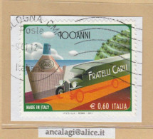 USATI ITALIA 2011 - Ref.1205 "MADE IN ITALY: Olio Carli" 1 Val. - - 2011-20: Afgestempeld