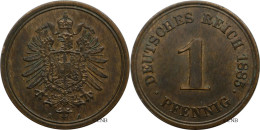 Allemagne - Empire - Guillaume Ier - 1 Pfennig 1885 A - SUP/AU58 - Mon5446 - 1 Pfennig