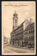 AK Wien, Kirche U. Kloster Der Elisabethinerinnen, Erbaut 1711-1715  - Autres & Non Classés