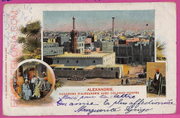 Ag2829 - EGYPT - VINTAGE POSTCARD - Alexandrie - 1905 - Alexandria