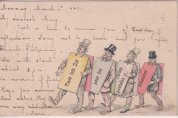 BELGIUM - Humour "Trois Fois Zut Pour Les Cartes Postales Ilustees".  Vignetee Chromo 1903 - Undivided Rear - Good Postm - Humor