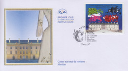 Enveloppe  FDC  1er  Jour   FRANCE  Centre  National  Du   Costume  De  Scéne   MOULINS   2016 - 2010-2019