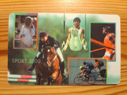 Phonecard South Africa, MTN - Sport, Fencing, Cycling, Gymnastic, Horse Riding, Boxing - Afrique Du Sud