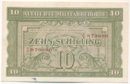 Ausztria / Szövetséges Megszállás 1944. 10Sch T:VF Folt Austria / Allied Occupation 1944. 10 Schilling C:VF Spot Krause  - Ohne Zuordnung