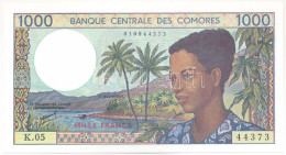 Comore-szigetek DN (1994.) 1000Fr T:UNC,AU Comoro Islands ND (1994.) 1000 Francs C:UNC,AU Krause P#11b - Sin Clasificación