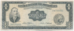 Fülöp-szigetek 1949. 1P "TN725051" T:F Philippines 1949. 1 Pesos "TN725051" C:F Krause P#133 - Unclassified