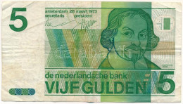 Hollandia 1973. 5G "4196532708" T:F  Netherlands 1973. 5 Gulden "4196532708" C:F Krause P#95 - Zonder Classificatie