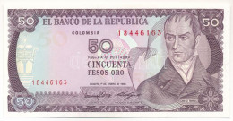 Kolumbia 1986. 50P T:UNC Colombia 1986. 50 Pesos Oro C:UNC Krause P#425b - Non Classés