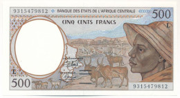 Közép-Afrikai Államok / Gabon 1993. 500Fr T:UNC Central African States / Gabon 1993. 500 Francs C:UNC Krause P#401La - Non Classés