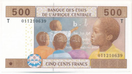 Közép-Afrikai Államok / Kongó 2002. 500Fr "T" T:UNC Central African States / Congo 2002. 500 Francs "T" C:UNC Krause P#  - Unclassified