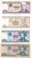 Kuba 2000-2015. 20P (2xklf) + 2015. 10P + 2016. 50P T:VF-VG Cuba 2000-2015. 20 Pesos (2xdiff) + 2015. 10 Pesos + 2016. 5 - Unclassified