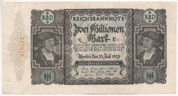 Németország / Weimari Köztársaság 1923. 2.000.000M T:F Germany / Weimar Republic 1923. 2.000.000 Mark C:F Krause P#89 - Unclassified
